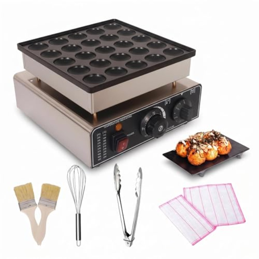 Waffle Maker Commercial - 900W pancake maker for cafe and
