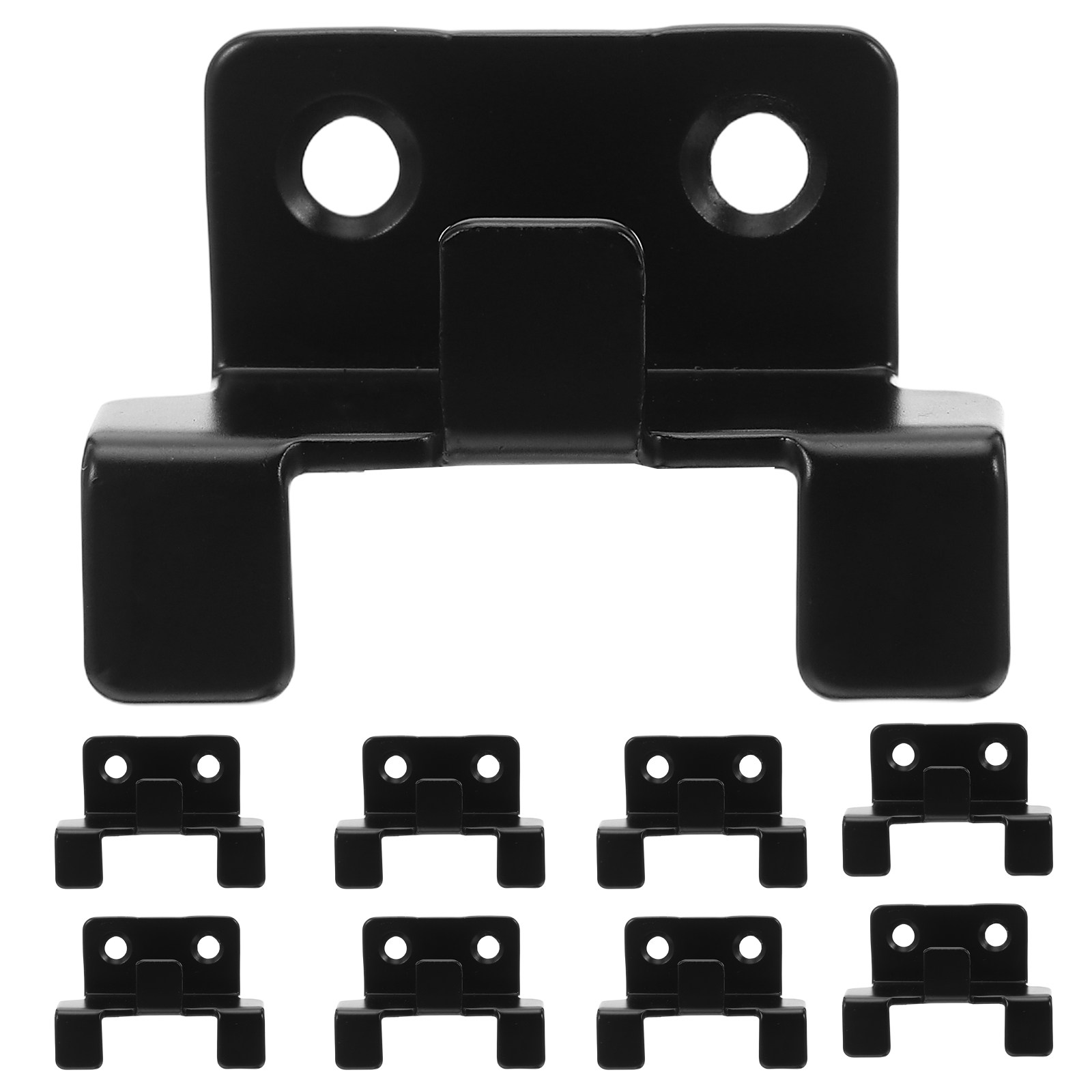 Commercial Kitchen Walls - 12Pcs Black Stainless Steel Tile Wall