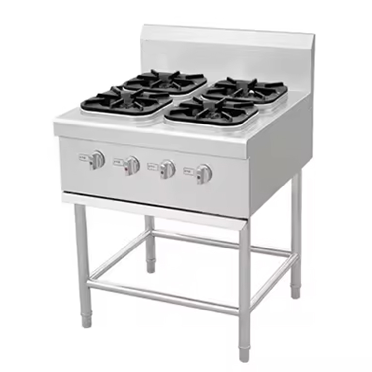 Commercial Kitchen Installation - RUITAI Commercial Gas Stove 201 Stainless