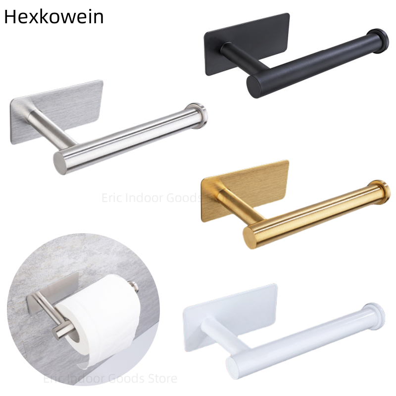 Commercial Kitchen Towels - Adhesive Toilet Roll Paper Towel Holder