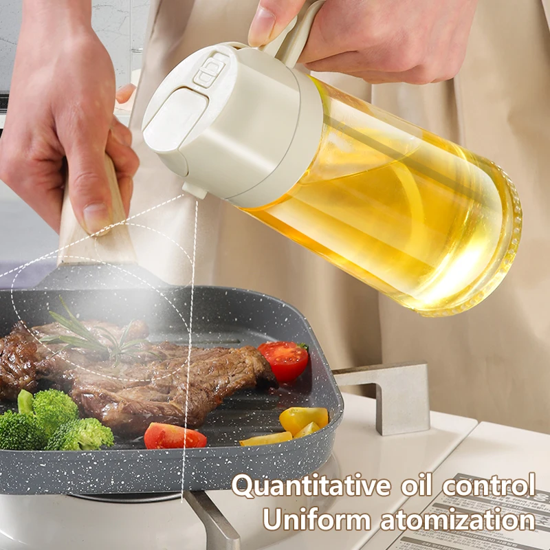 New 470ml Oil Spray Pot 2-in-1 - مراجعة Commercial Kitchen Sprayer وسعره