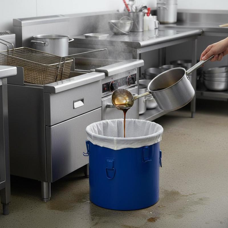 Carbon Steel Oil Disposal Cont - مراجعة Commercial Kitchen Oil Disposal وسعره