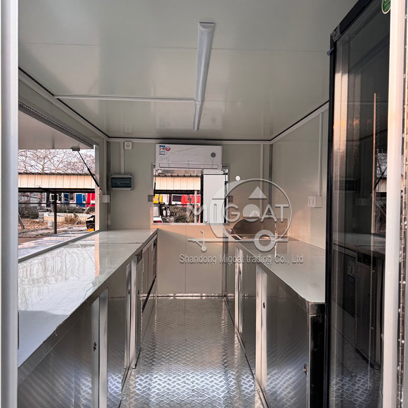 Stainless Steel Mobile Food Tr - مراجعة Commercial Kitchen Air Conditioner وسعره