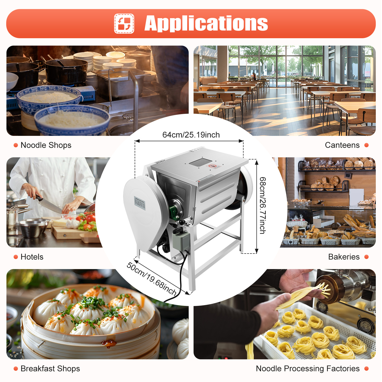 Commercial 30Qt Flour-mixing M - مراجعة Dough Mixer Machine وسعره