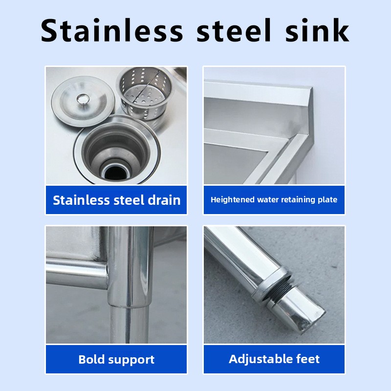 Stainless Steel Kitchen Sink S - مراجعة Commercial Kitchen Rental وسعره