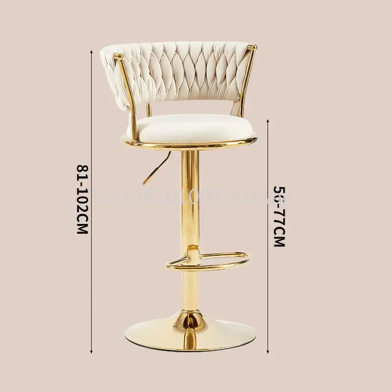 Modern Velvet Bar Stools Swive - مراجعة Commercial Kitchen And Bar وسعره