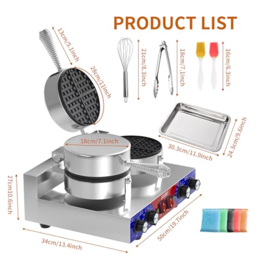 Commercial waffle maker for re - مراجعة Waffle Maker Commercial وسعره