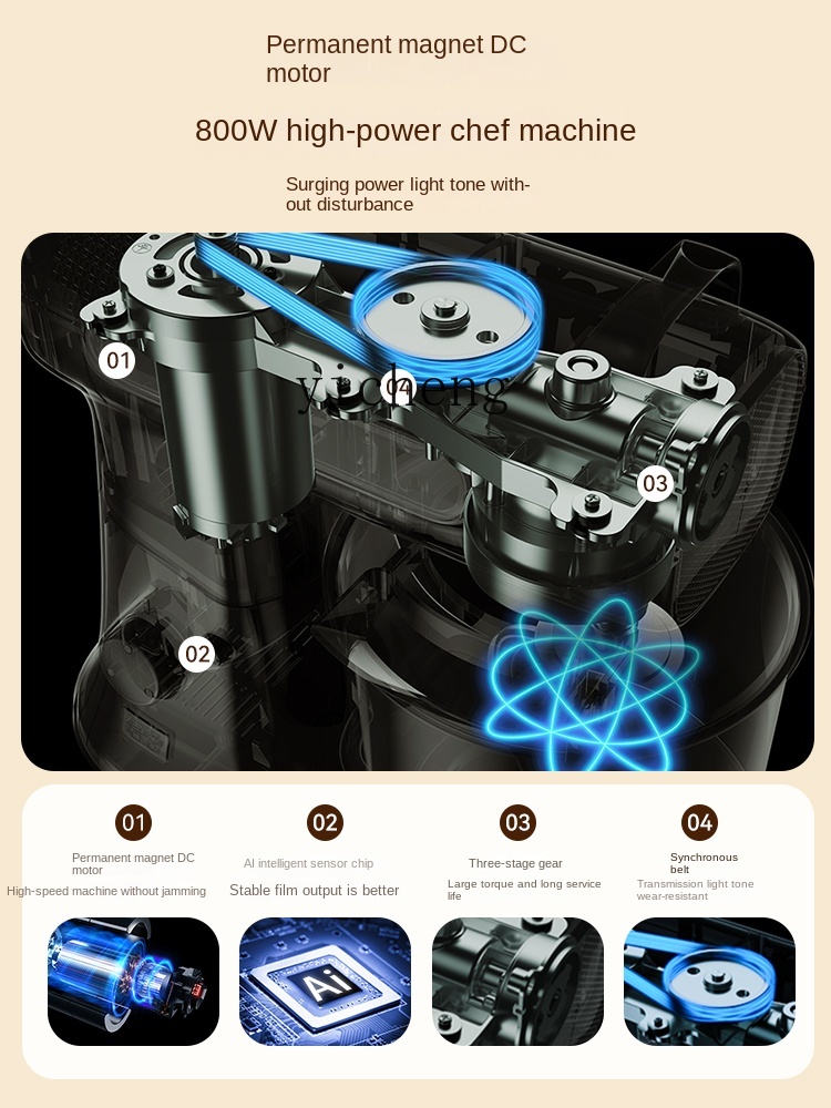 Stand Mixer Household Small Au - مراجعة Dough Mixer Machine وسعره