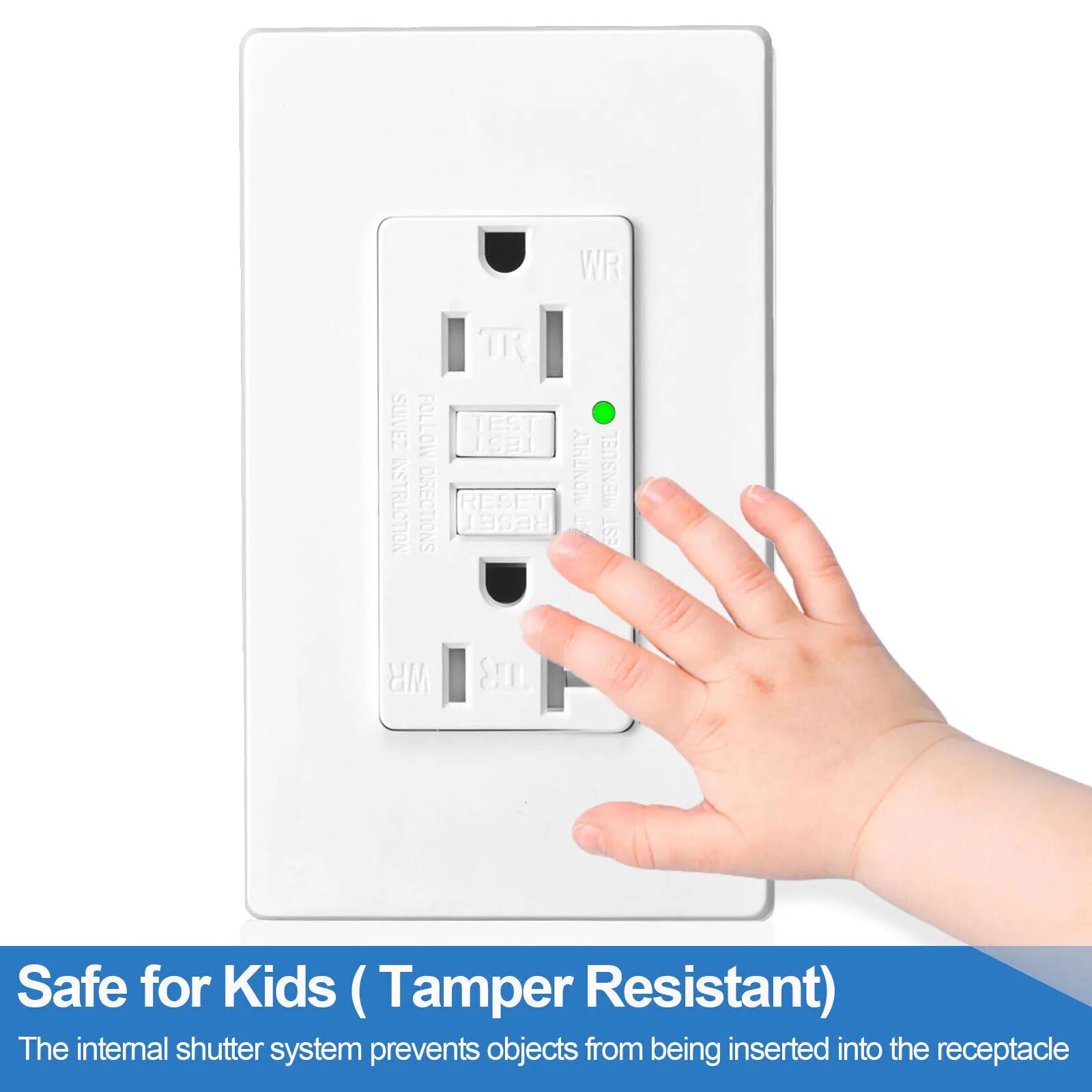 GFCI Outlet 15Amp Weather-Resi - مراجعة Commercial Kitchen Walls وسعره