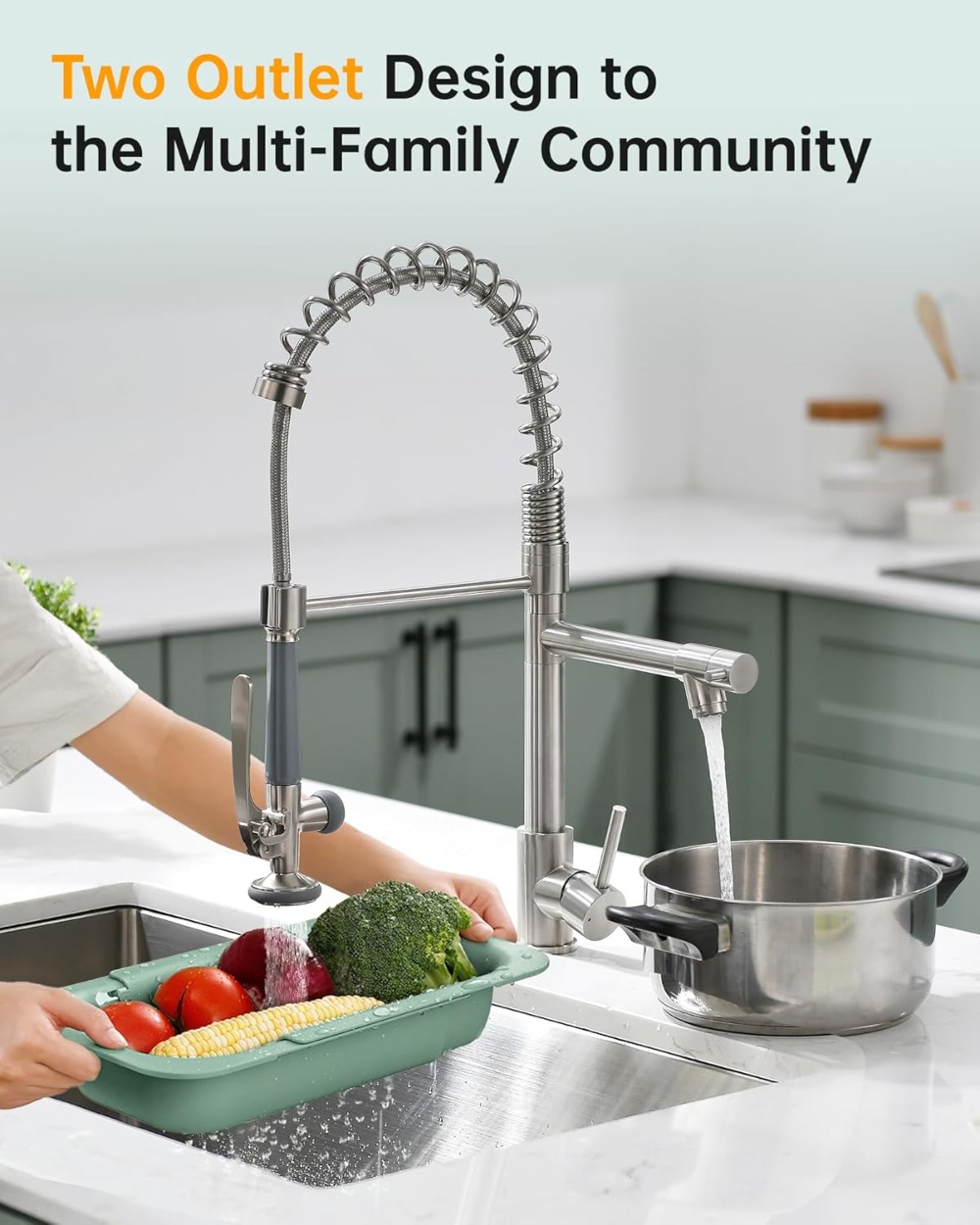 Commercial Pull Down Kitchen S - مراجعة Commercial Kitchen Sprayer وسعره