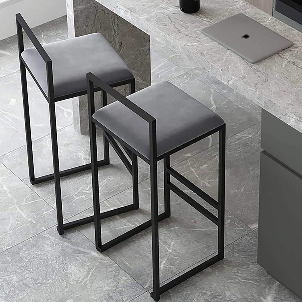 Stylish Velvet Square Seat Bar - مراجعة Commercial Kitchen And Bar وسعره