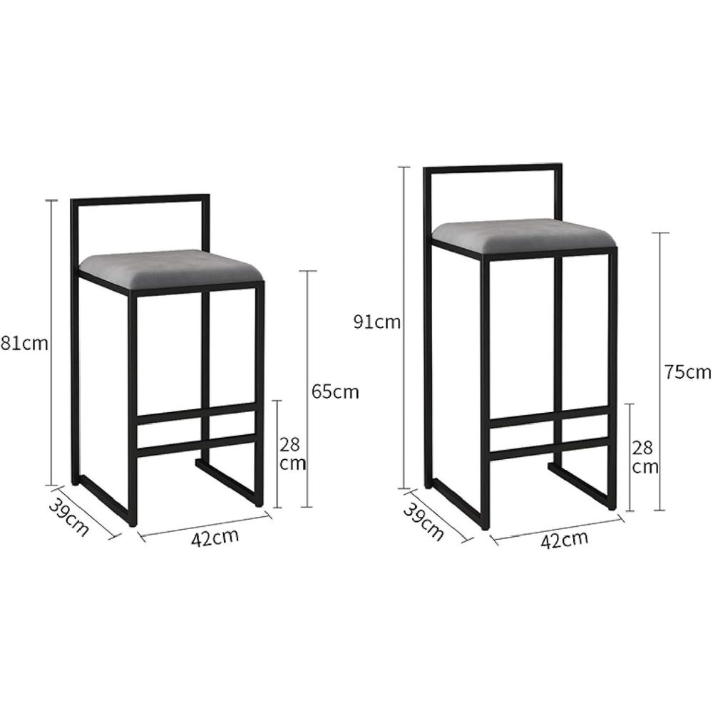 Stylish Velvet Square Seat Bar - مراجعة Commercial Kitchen And Bar وسعره