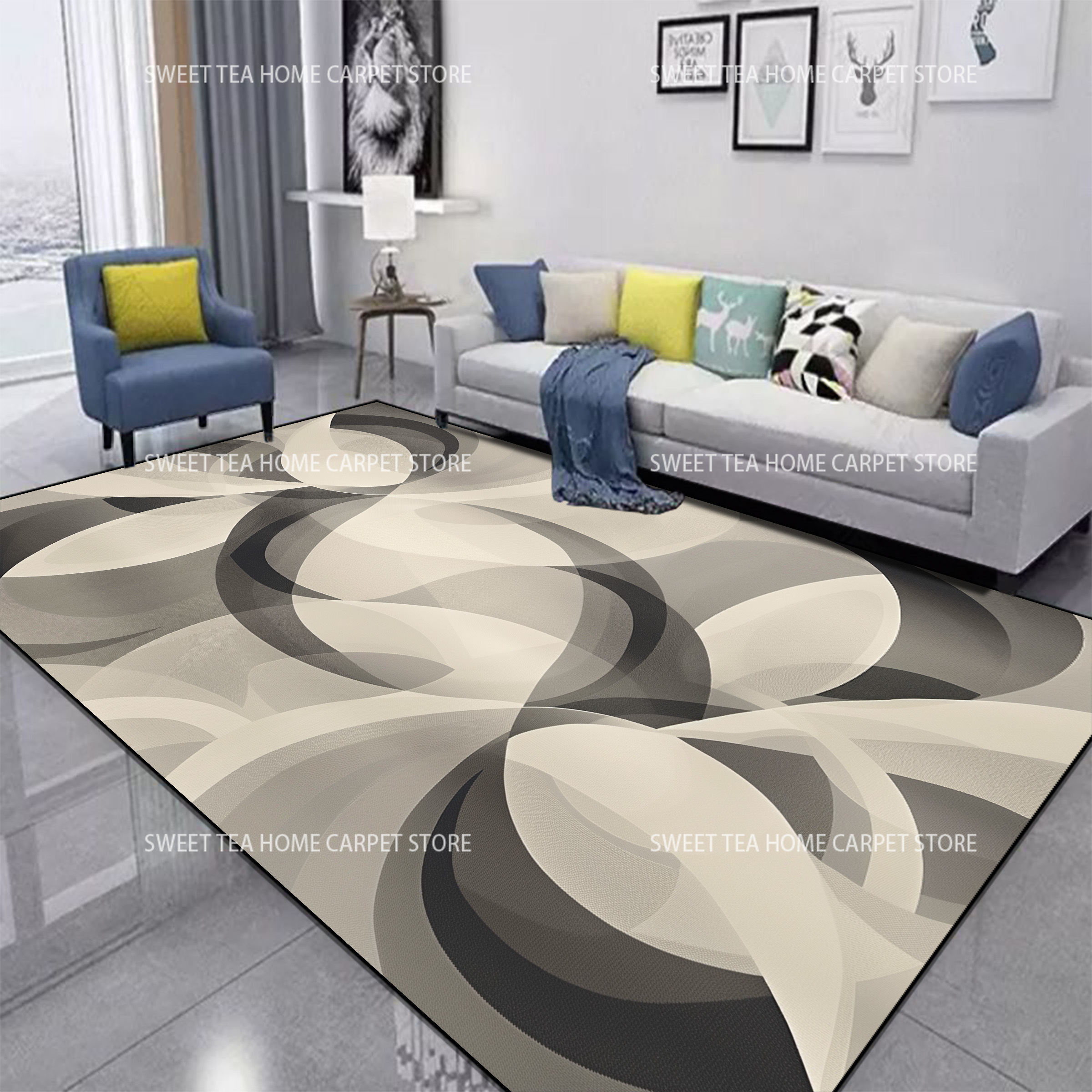 Red Black Swirl Rug Abstract C - مراجعة Commercial Dishwasher Table وسعره