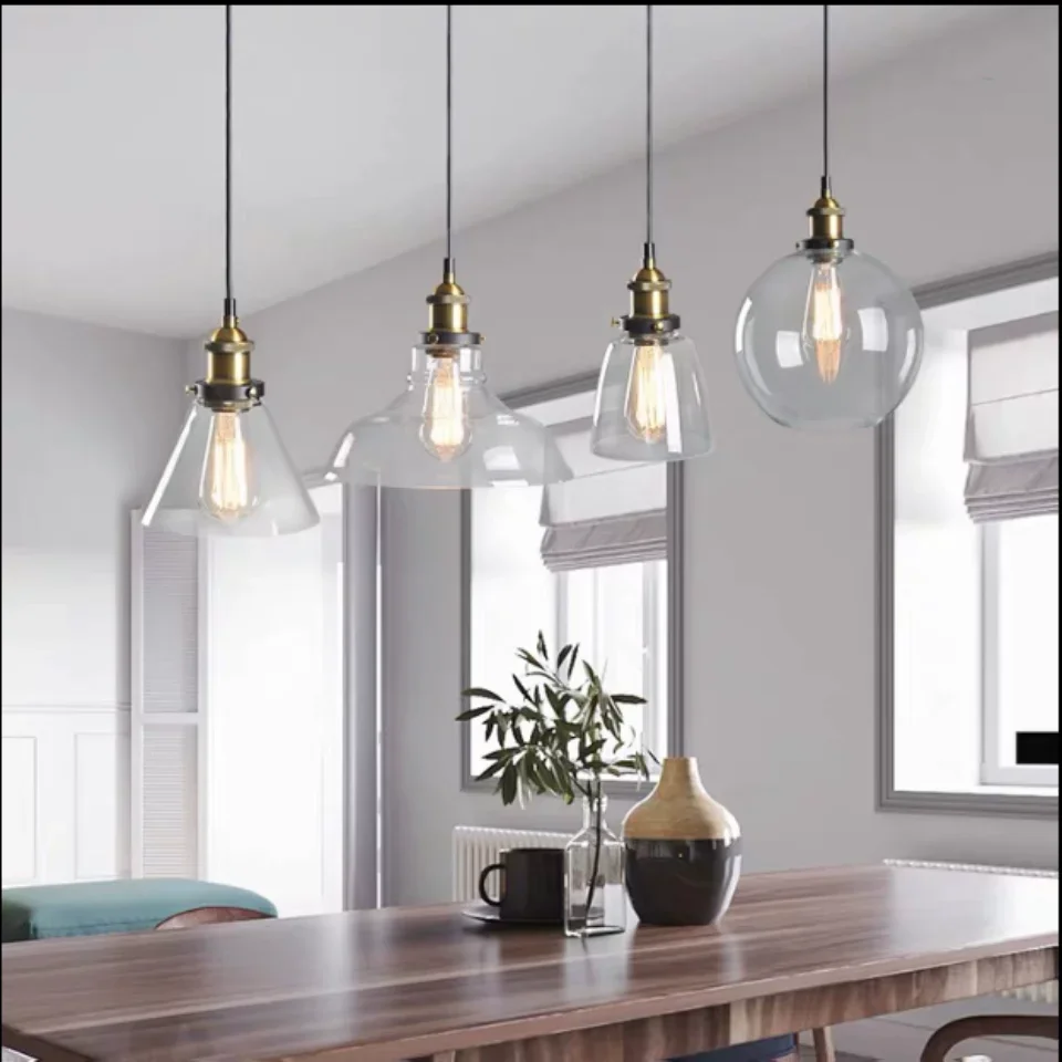 Nordic Retro Style Glass Penda - مراجعة Commercial Kitchen And Bar وسعره