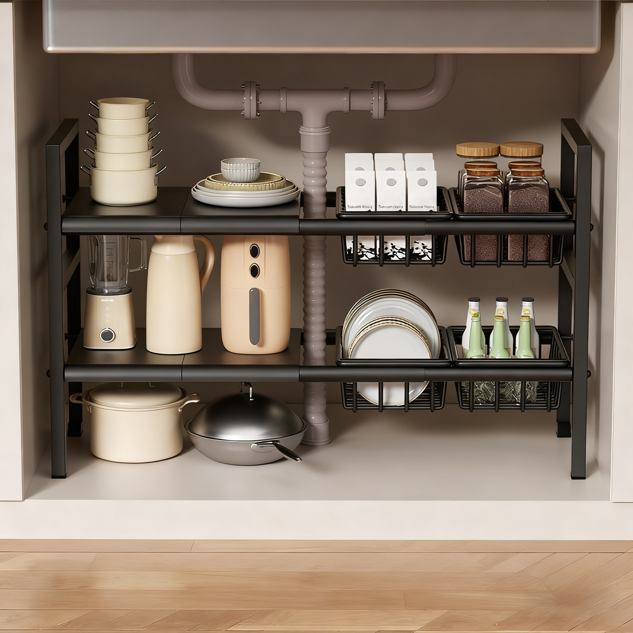 Under-Sink Kitchen Storage Rac - مراجعة Commercial Kitchen Supplies وسعره