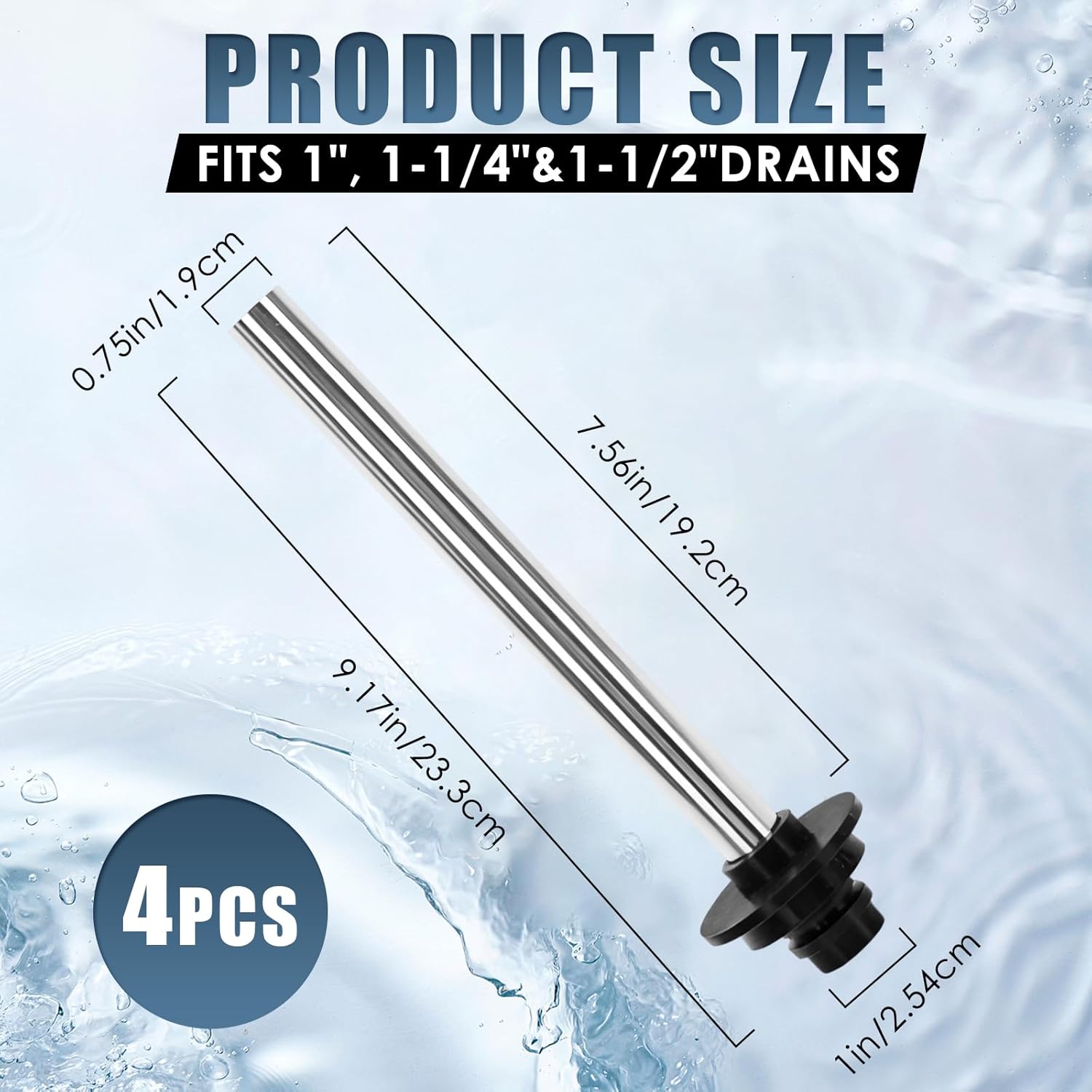 4 Pcs Universa Bar Sink Overfl - مراجعة Commercial Kitchen And Bar وسعره