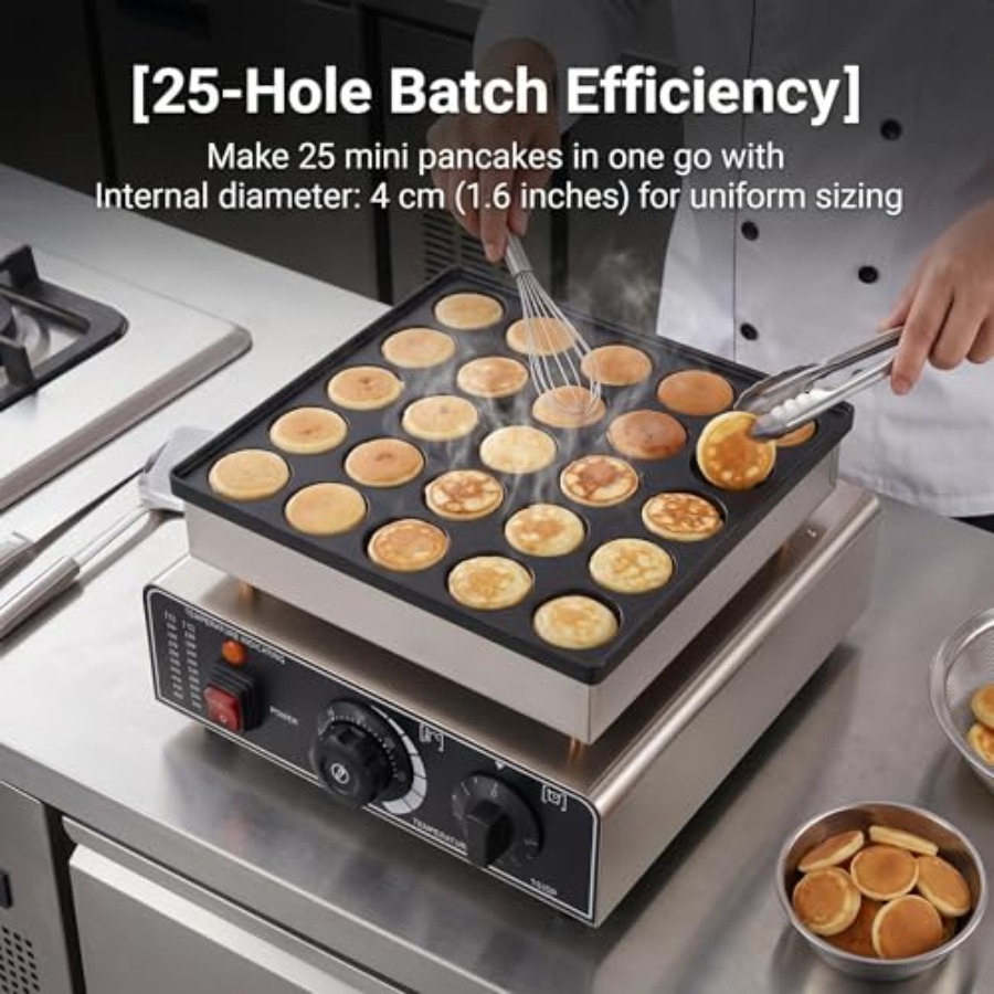 900W pancake maker for cafe an - مراجعة Waffle Maker Commercial وسعره