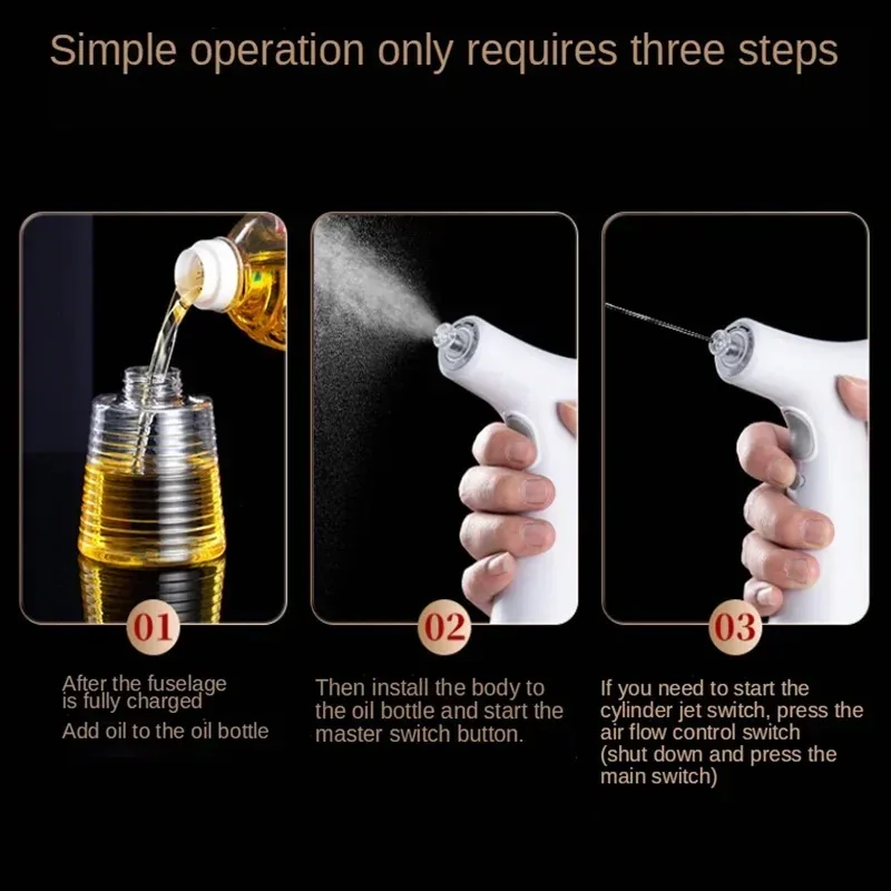 Electric Olive Oil Spray Bottl - مراجعة Commercial Kitchen Sprayer وسعره
