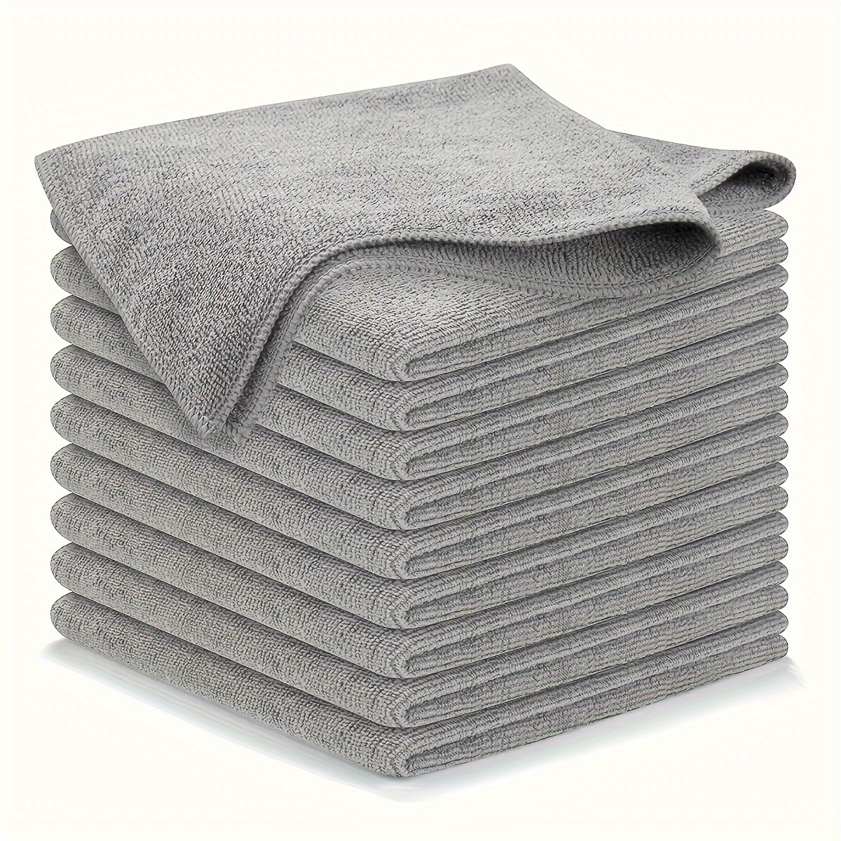 5-20Pcs Light Gray Microfiber  - مراجعة Commercial Kitchen Towels وسعره