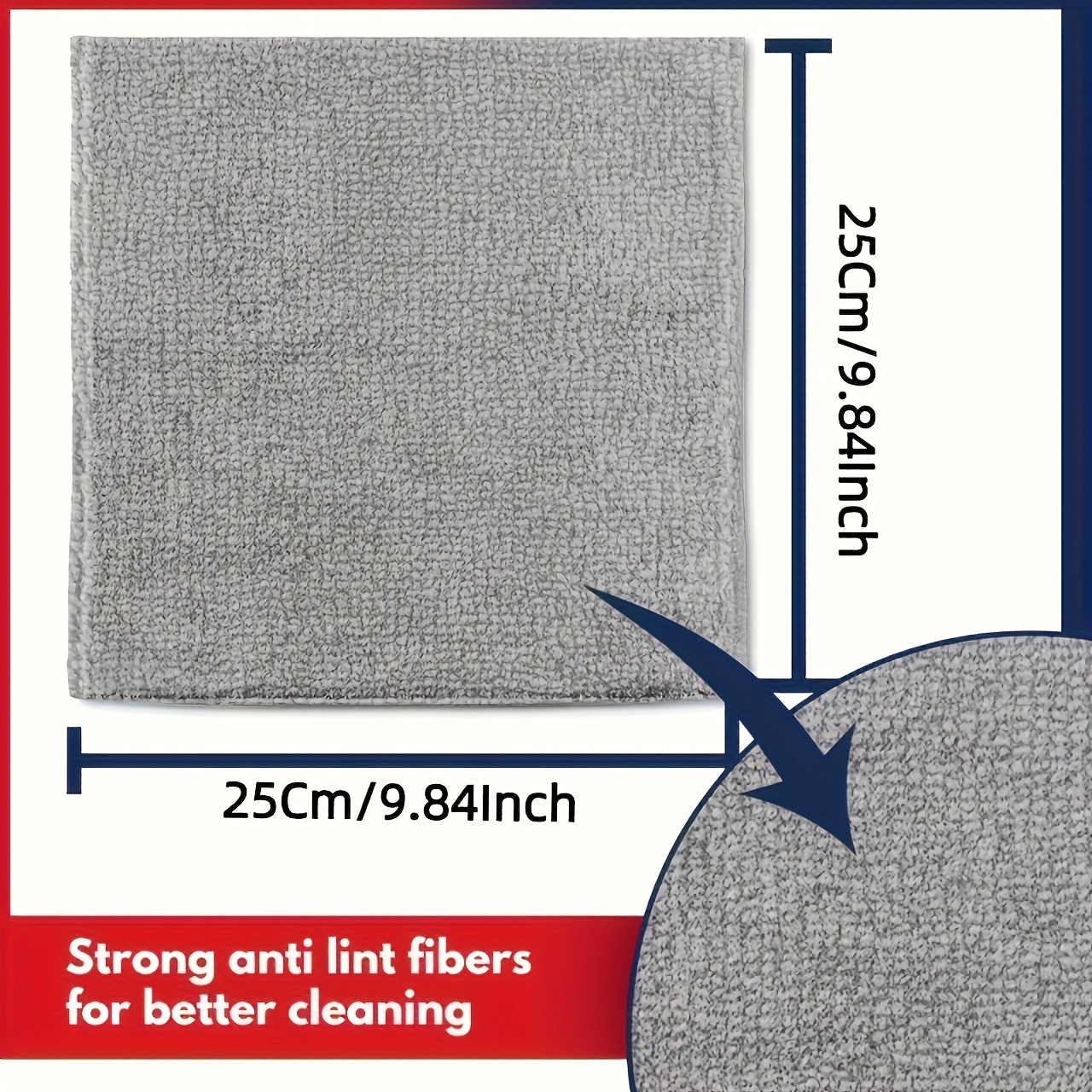 5-20Pcs Light Gray Microfiber  - مراجعة Commercial Kitchen Towels وسعره