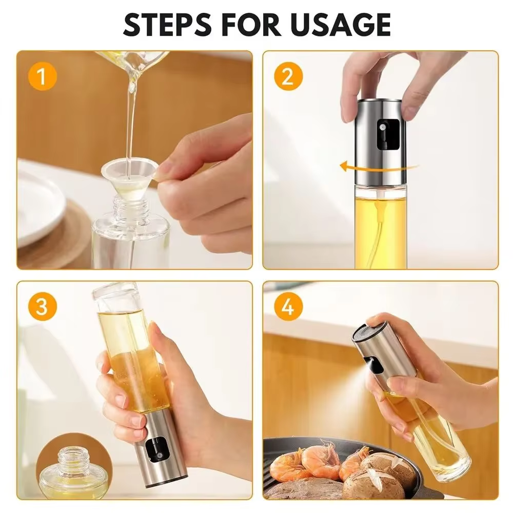 Glass Oil Sprayer for Cooking  - مراجعة Commercial Kitchen Sprayer وسعره
