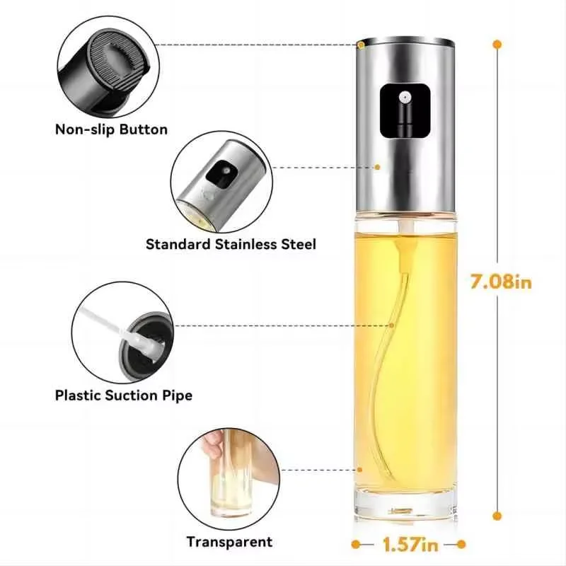 Glass Oil Sprayer for Cooking  - مراجعة Commercial Kitchen Sprayer وسعره