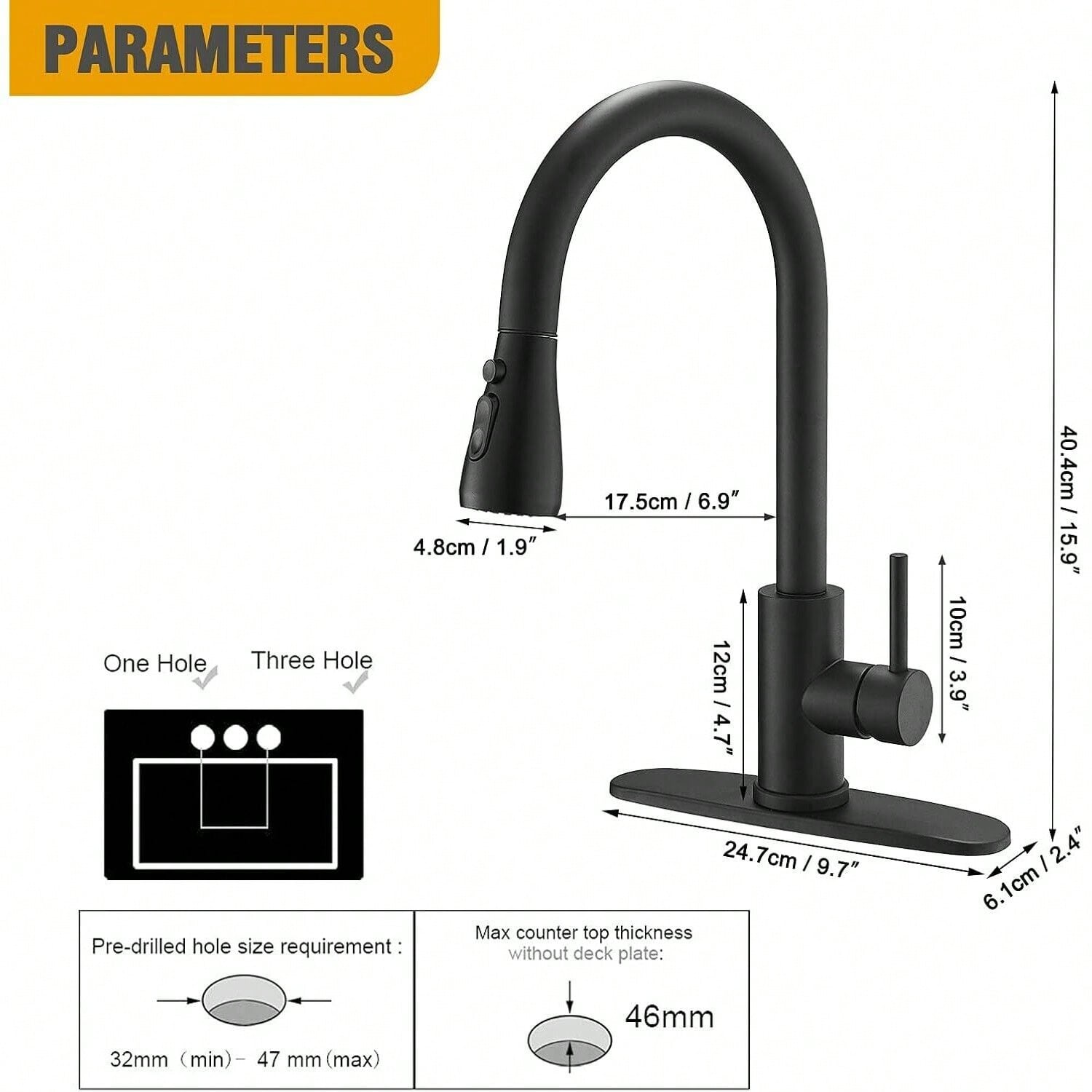 Kitchen Faucet With Pull-Down  - مراجعة Commercial Kitchen And Bar وسعره