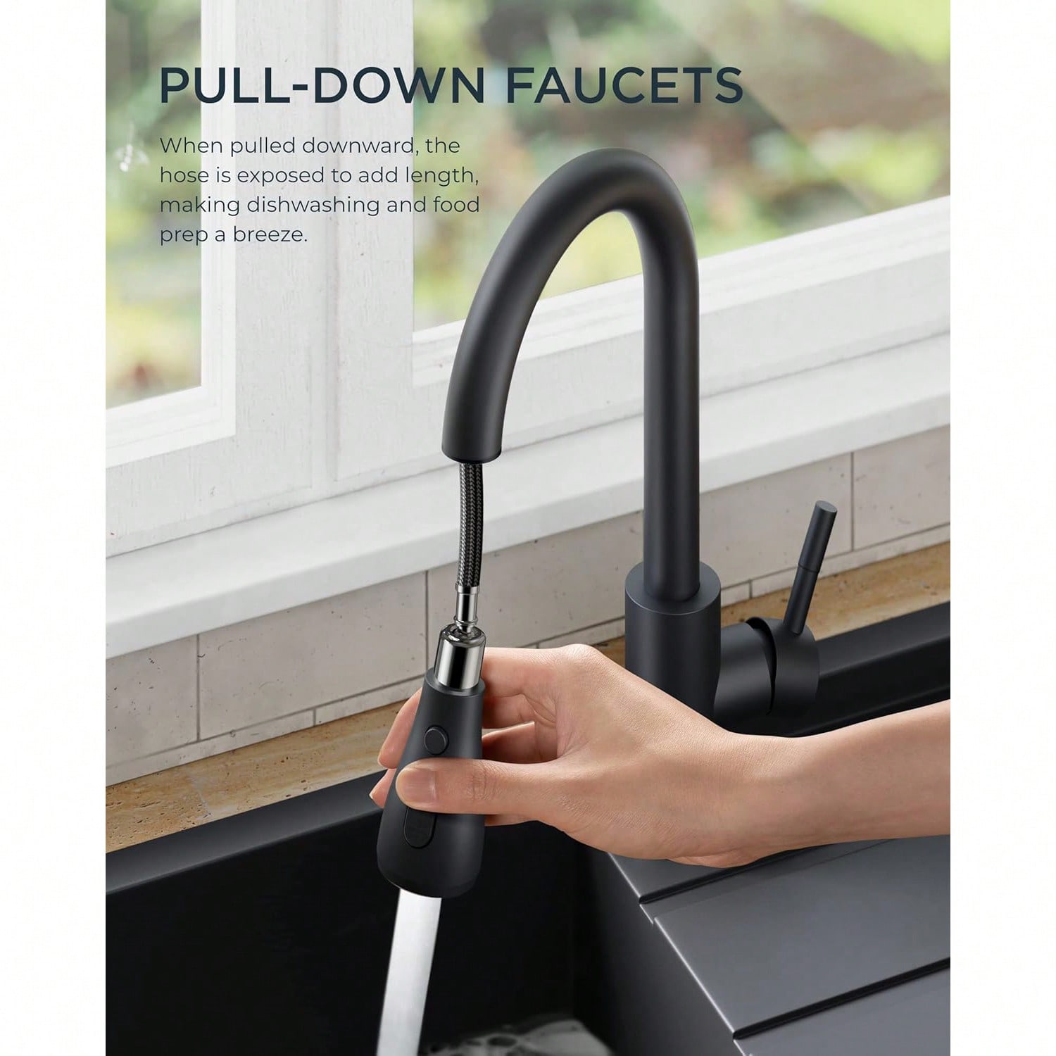 Kitchen Faucet With Pull-Down  - مراجعة Commercial Kitchen And Bar وسعره