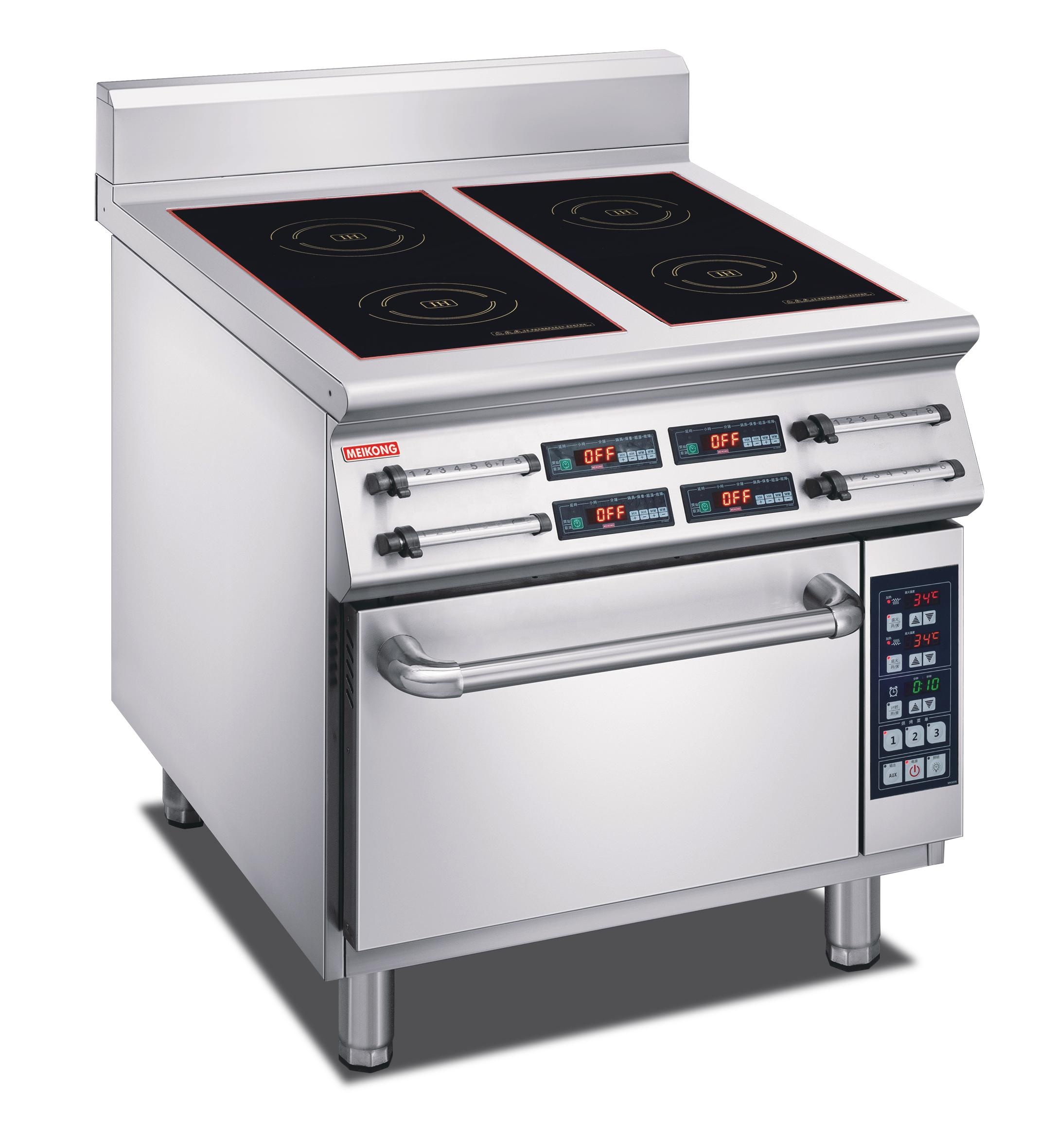 Commercial 4-burner induction  - مراجعة Range Commercial Kitchen وسعره