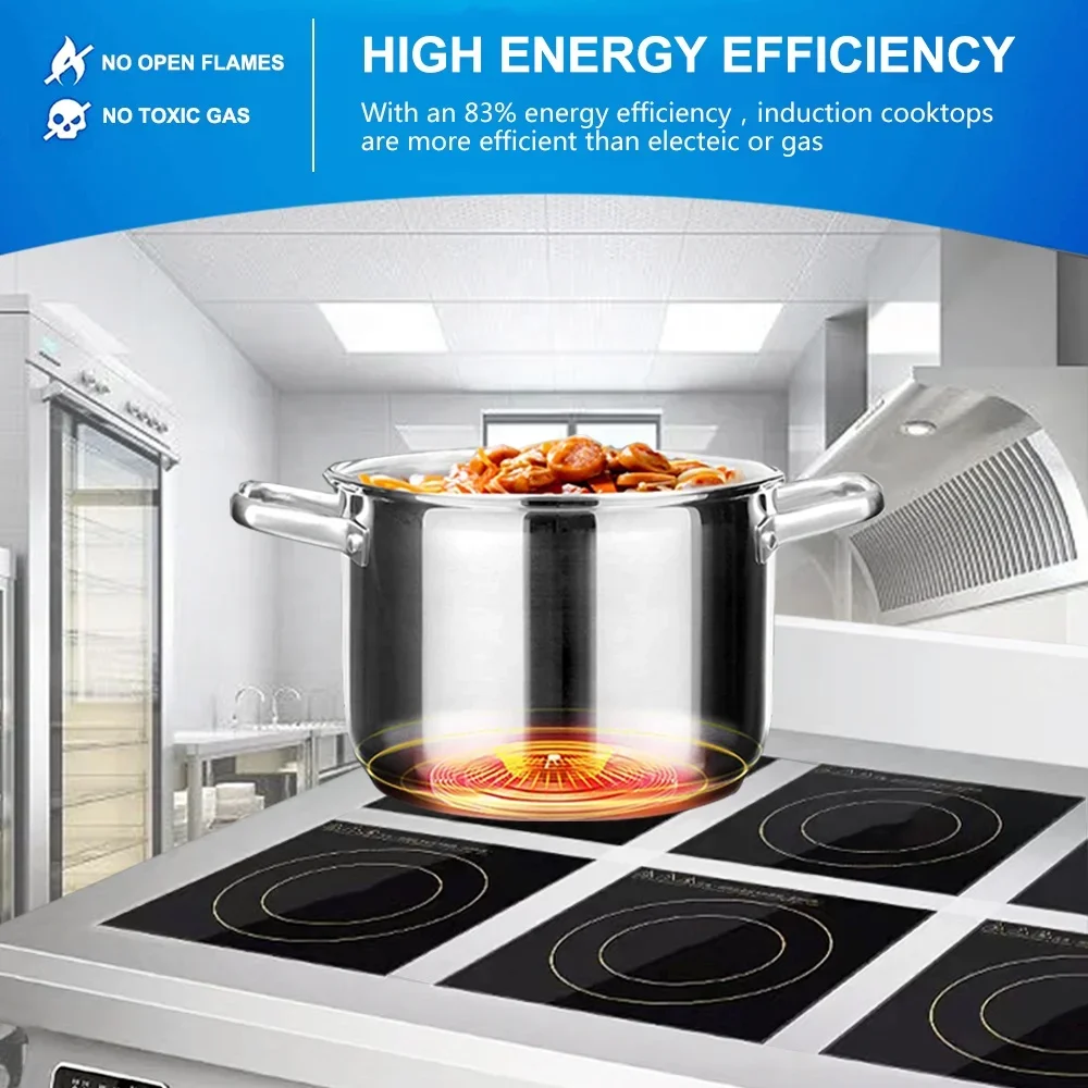 4 Burner Flat Industrial Comme - مراجعة Range Commercial Kitchen وسعره