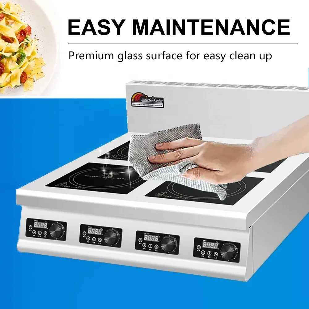 4 Burner Flat Industrial Comme - مراجعة Range Commercial Kitchen وسعره
