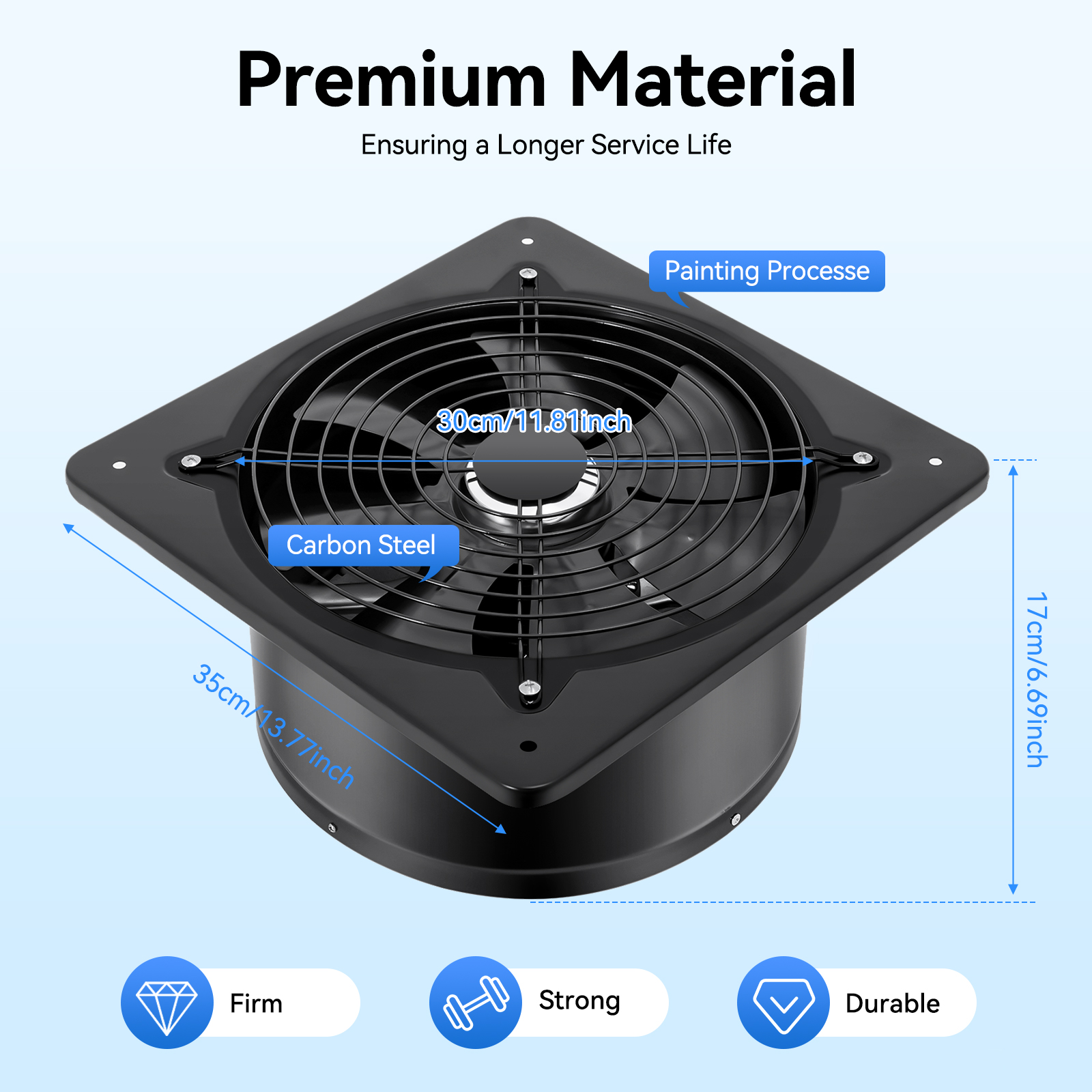 12in 110V Commercial Ventilati - مراجعة Commercial Kitchen Walls وسعره