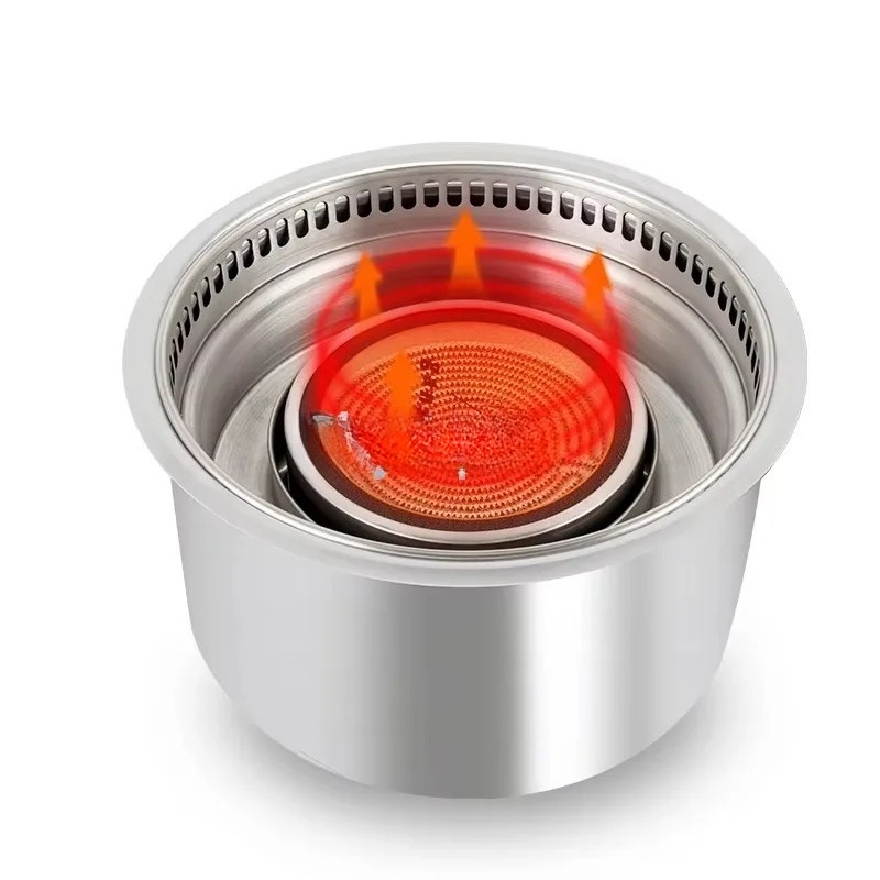 New Commercial 1500W Round Ele - مراجعة Commercial Kitchen Installation وسعره