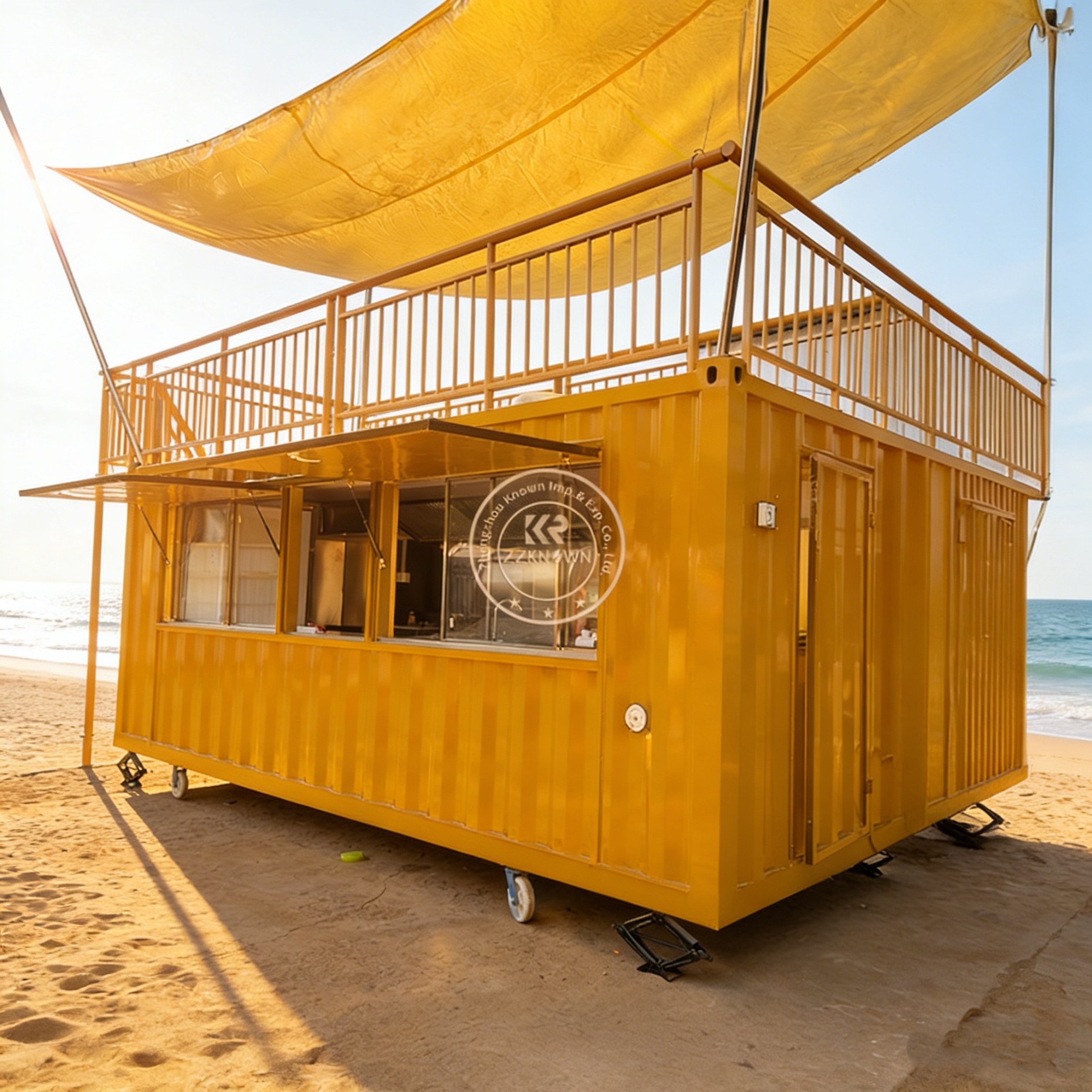 Expandable Food Truck Containe - مراجعة Commercial Kitchen And Bar وسعره