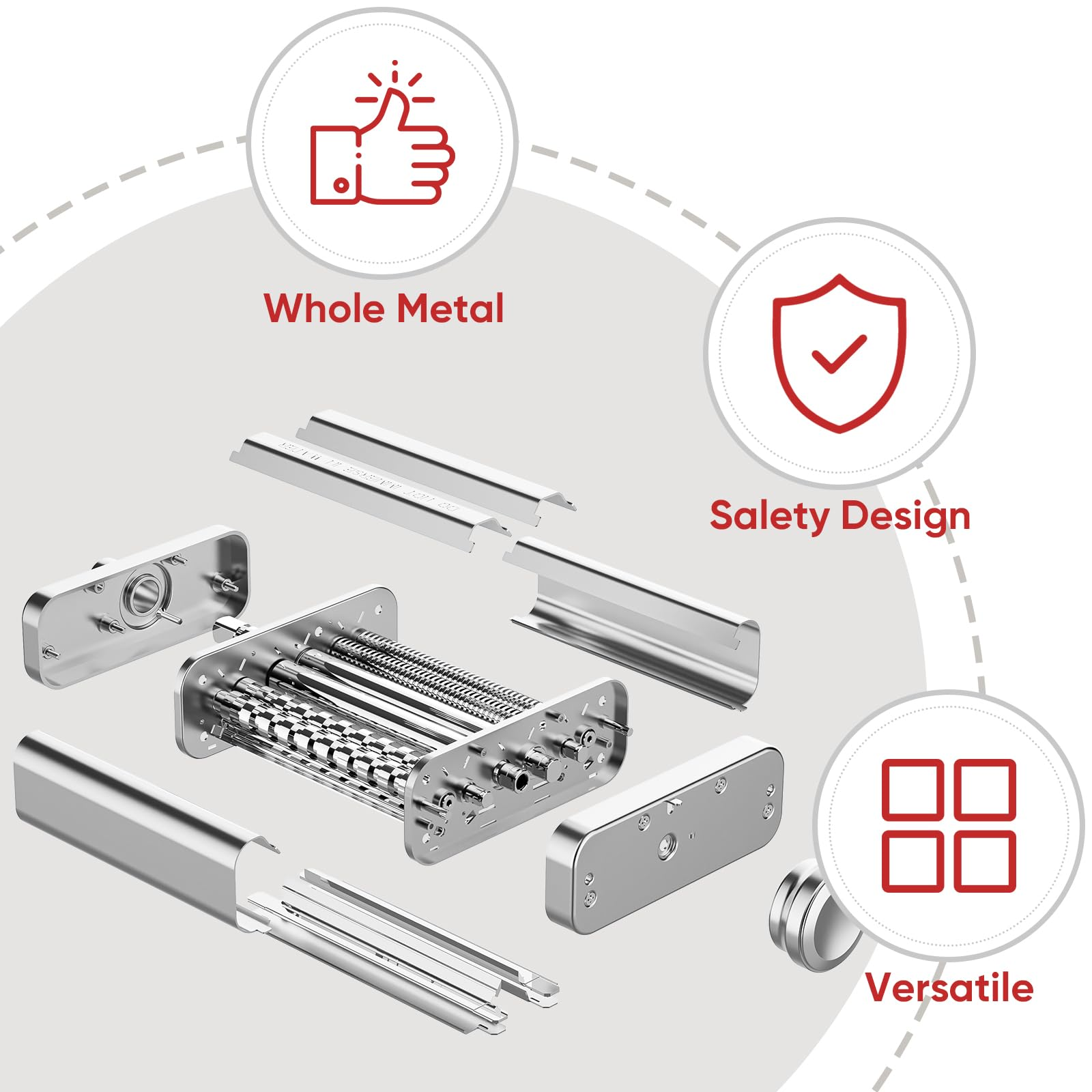 Gvode 3 in 1 Pasta Attachment  - مراجعة Commercial Kitchen Supplies وسعره