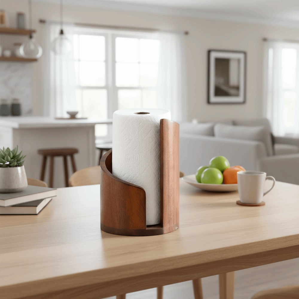 Wooden Kitchen Paper Towel Hol - مراجعة Commercial Kitchen Towels وسعره