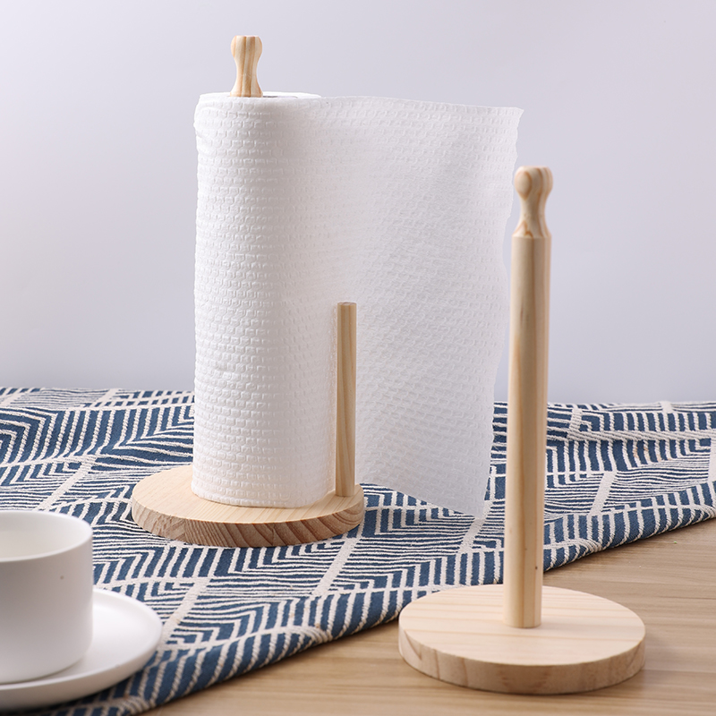 1pc Wooden Standing Paper Towe - مراجعة Commercial Kitchen Towels وسعره