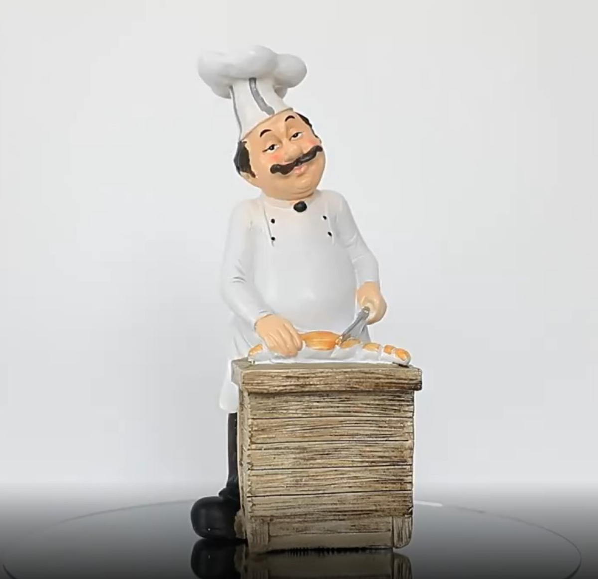 Restaurant Resin Decor - Chef  - مراجعة Commercial Kitchen And Bar وسعره