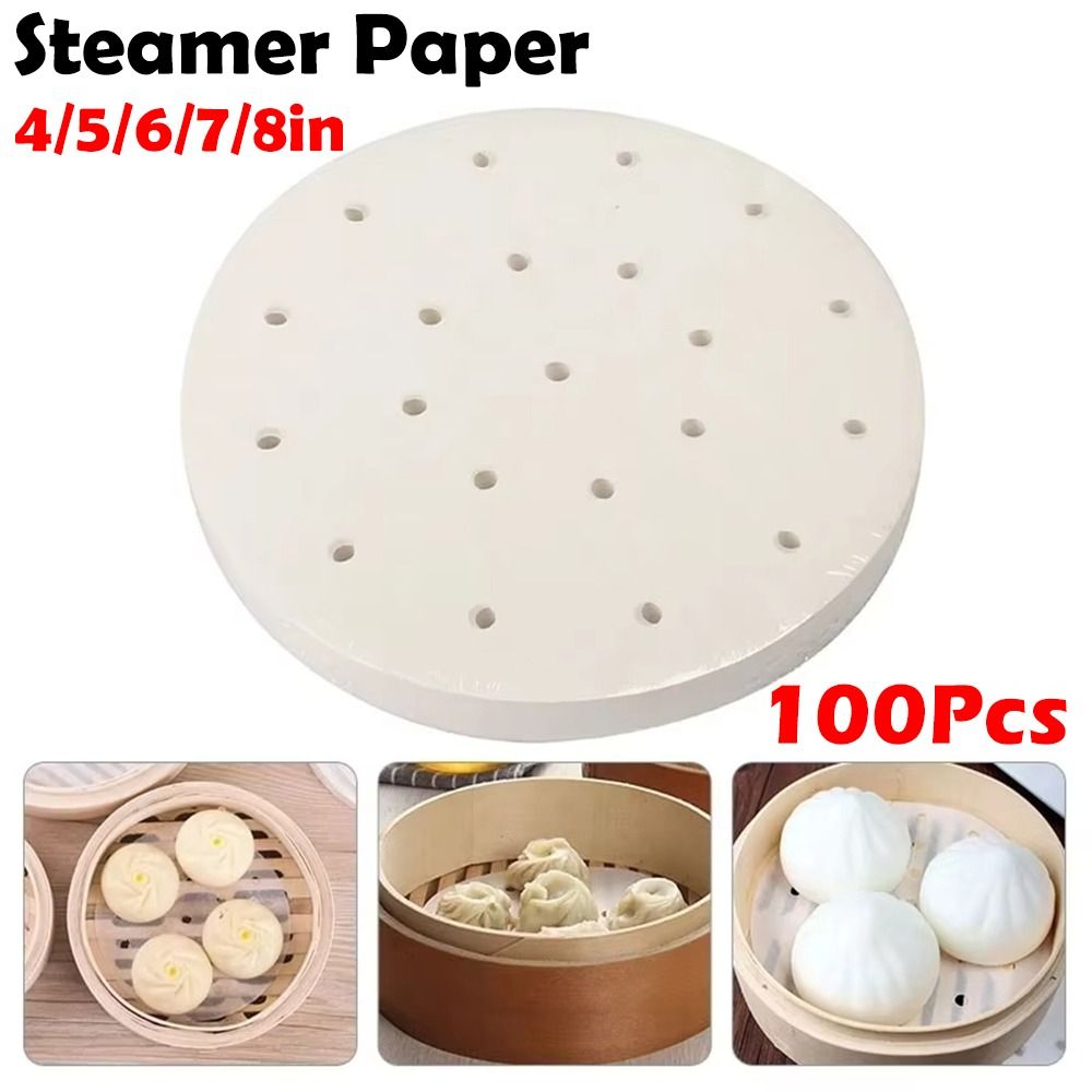 100Pcs Steamed Paper Steamed B - مراجعة Commercial Kitchen Supplies وسعره