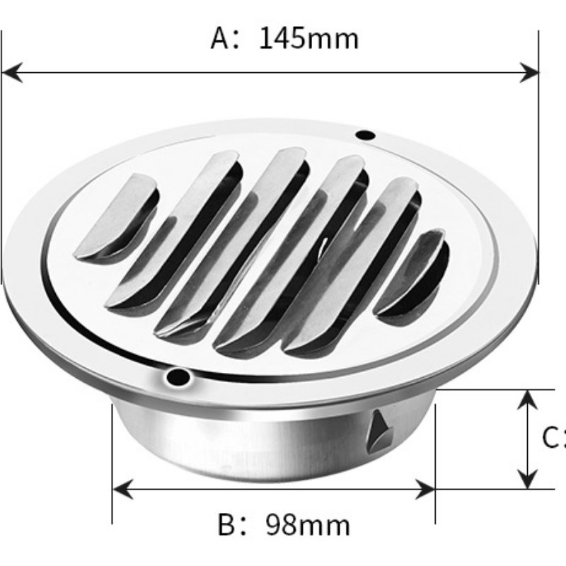 1PCS Stainless Steel Hood Flat - مراجعة Commercial Kitchen Range Hood وسعره